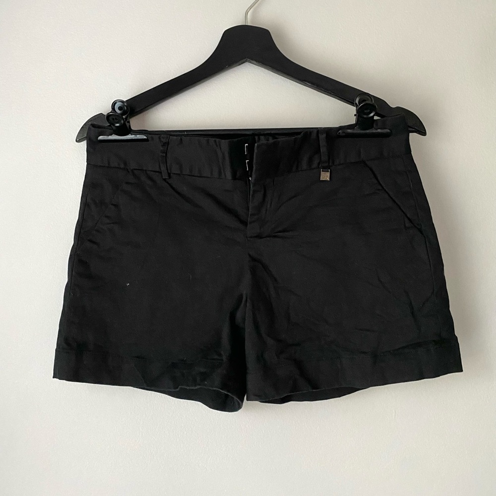 Calvin Klein Women’s Chino Dress Shorts Black Size 2